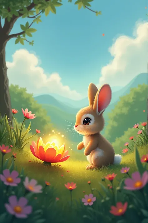 The Little Rabbit and the Magical Flower