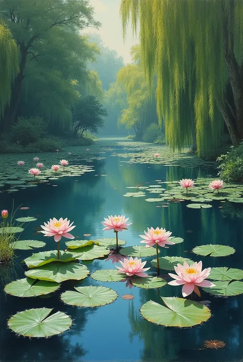 Claude Monet、Water lily pond