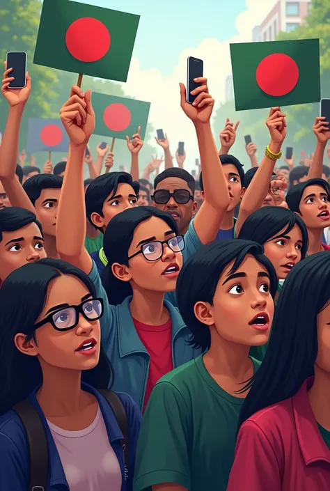 Gen Z , ছেলে মেয়েরা শুধু শুয়ে শুয়ে মোবাইল ফোন নয় দেশ চালাতেও জানে,দেশের বিবর্তন, বাংলাদেশের কোটা আন্দোলনের কিছু দৃশ্যসহ 
