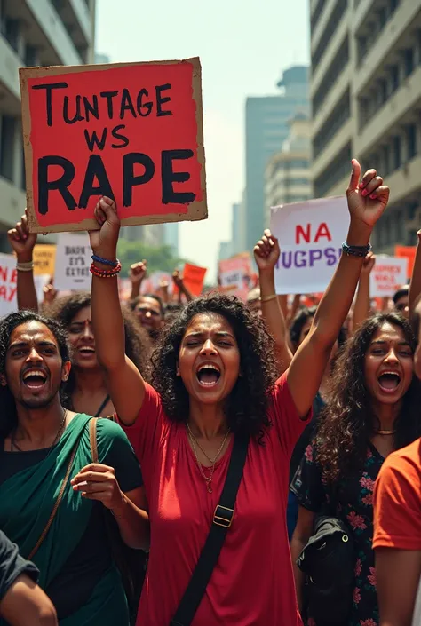 Protest against rape indian
