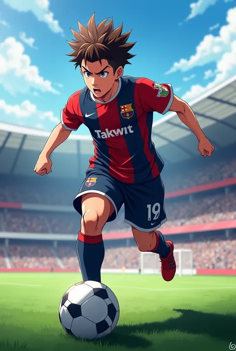 Generate an anime footballer for me