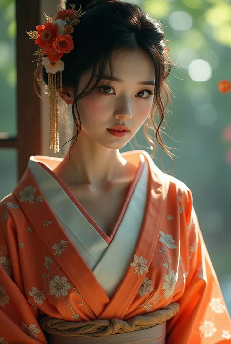 Sexey girl wearing kimono 