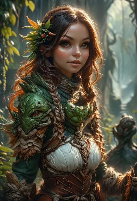 anthropomorphic female grinch grasshopper mage. official art – charecter profile. an award-winning digital masterpiece in 4k ult...