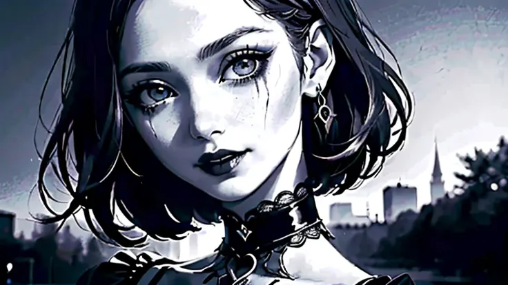 (best quality, ​masterpiece, perfect face, schön und esthetic)
esthetic: ((Gothic, dark, macabre, subculture, vogue, music):1.4)
romper
Lighting:(Dreamwave), detailed, ren, landscape, ink
romper
Quality: complicated, highly detailed, keen focus, realisti, ...