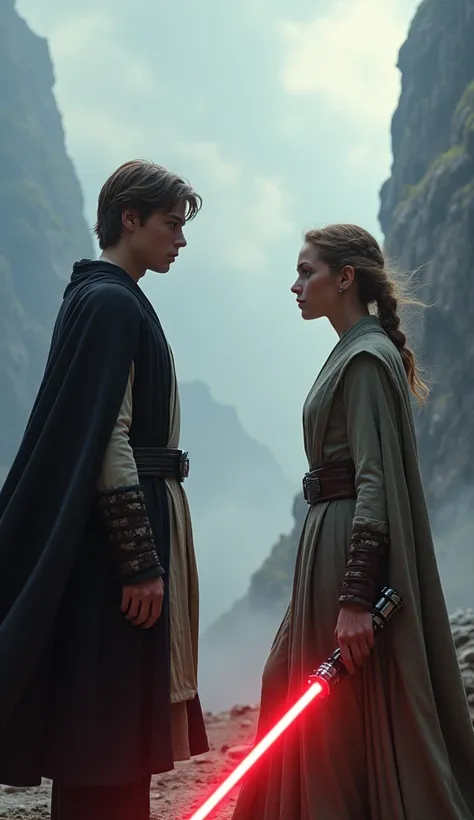 Ben Skywalker and Jaina Solo, 1boy & 1girl, 4k, 1sith lord and & 1jedi master. yongs