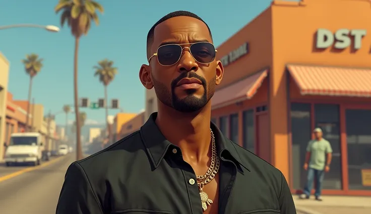 Create Will Smith as CJ in a cinematic GTA