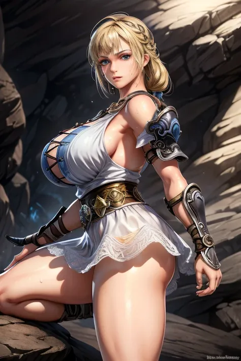 masterpiece, Highest quality,  Unreal Engine,  Super Resolution,  Very detailed, Complex, colorful, Clear images, Sharp focus, Digital Blending, 

Beautiful woman, Sophitia Alexandra, Perfect Eyes, Perfect Face, Ultra detailed hair, Ultra detailed face, Ve...