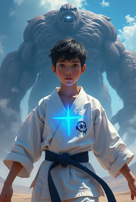 Im a 17-year-old karate kid with the blue Asrael star on my chest, about to fight against the most powerful beasts in the world.