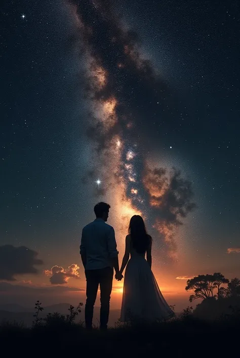 A love story that ended with two people standing near the sky, Universe