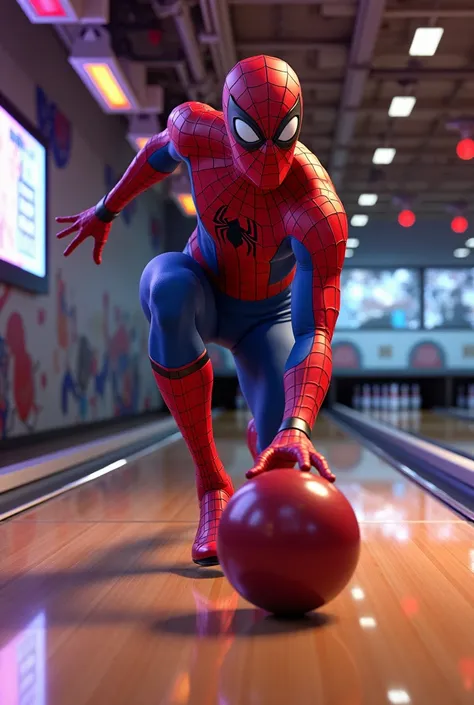 Spider-Man bowling 