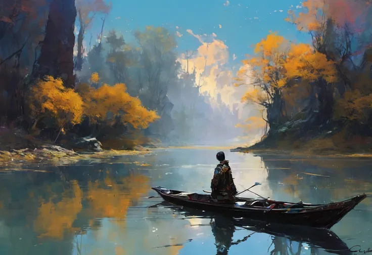 the calm, art inspired by Wadim Kashin
