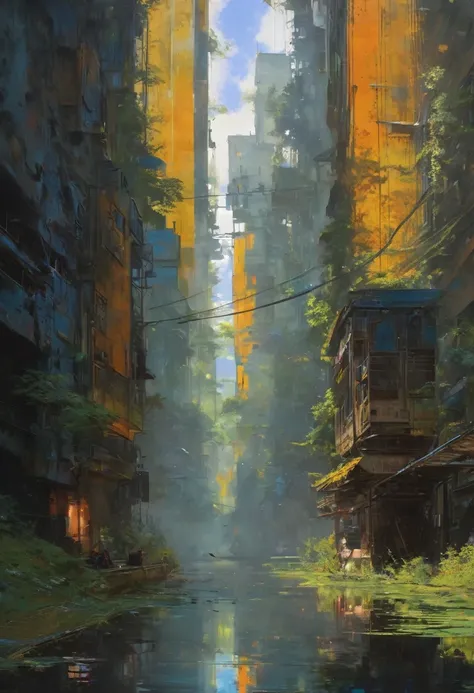 the calm, art inspired by Wadim Kashin
