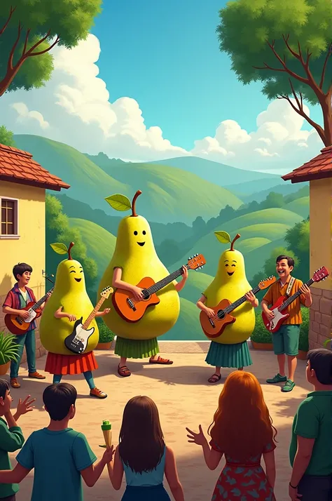 Pear jam band in Uruguay