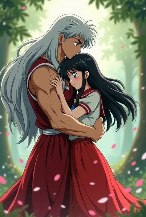 Inuyasha&#39;s agome fanart, hug as kykyo 