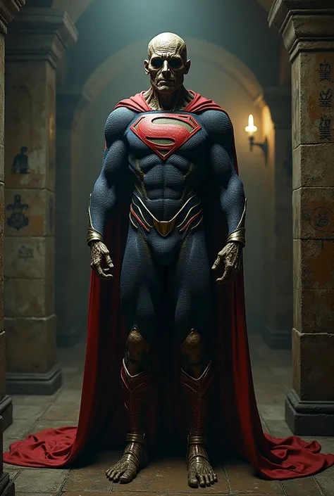 Jason mummified under the cloak of Wonder Man Superman Suit Man Of Steel Movie Wonder Man