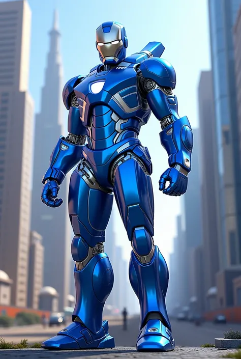 Image for children of IRON MAN BLUE COLOR,white, silver, celeste y silver 