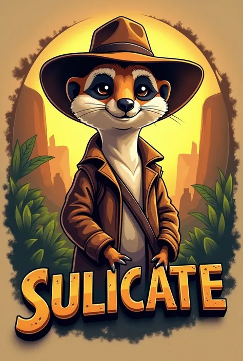 Animated SULICATE Logo Indiana Jones Dress