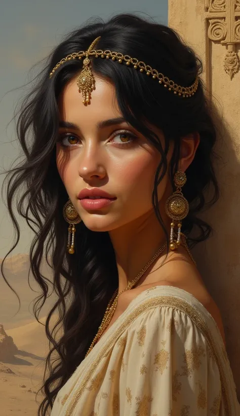 Beautiful ancient Israeli woman