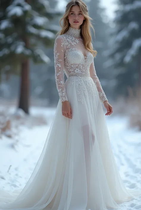 Cold Country Wedding Dress
