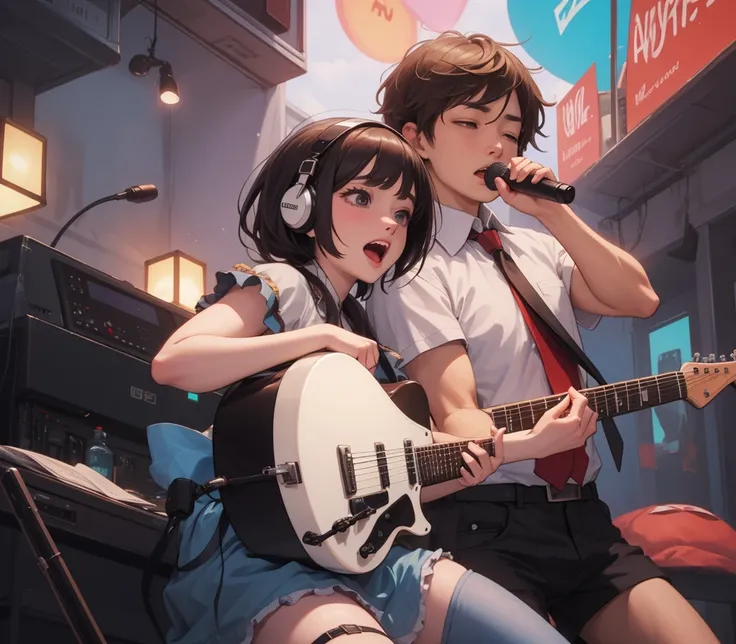 music genre image,
genre:ARTCORE
atmosphere:funny