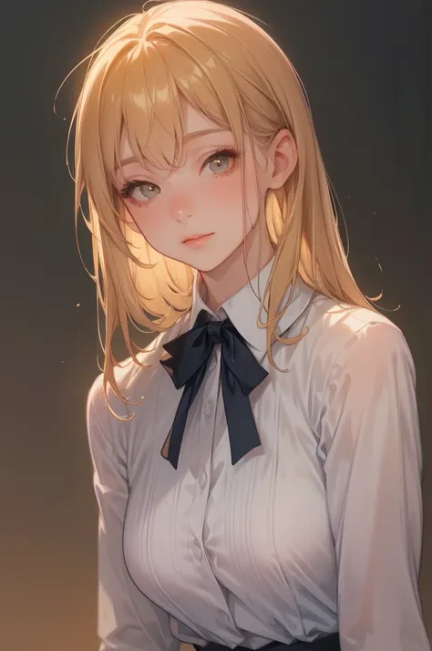 Official Art, wallpaper, Very detailed, (((Very detailedな目と顔))), Realistic portraits, (Highest quality, masterpiece, High resolution), (High resolutionスキン: 1.2), 8K Ultra HD, Backlight, Background Blur, smile, One Woman, Close-up of a woman in a white shir...