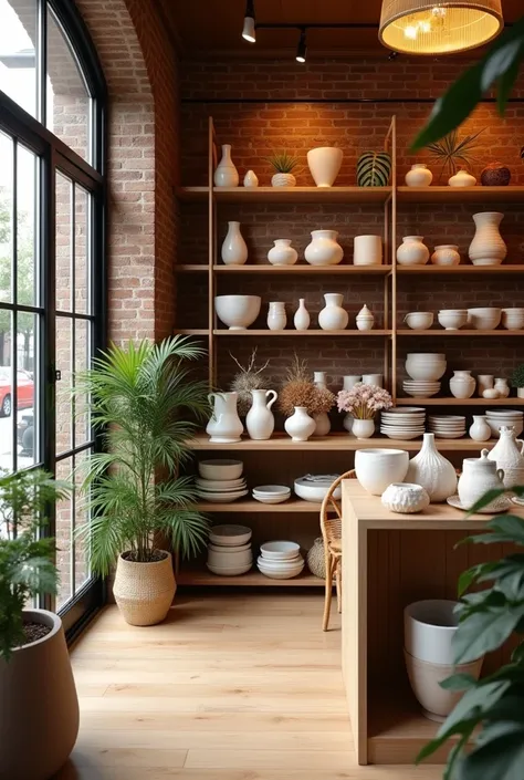 I want a store that sells small ceramics and is well decorated, I want to see more of that store,I want to see it from another perspective 