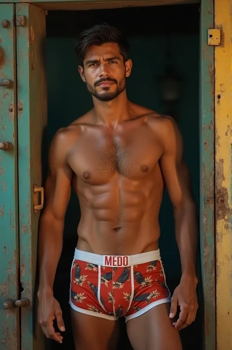  Colombian guy using only boxers