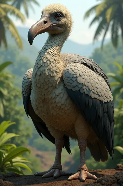 Create a realistic image of a dodo.