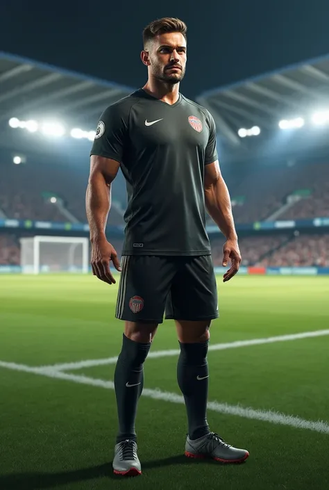 A 3D render of a modern man who liked football and was pushed to football club where he trained and put his hardwork and he became a footballA 3D render of a modern man who liked football and was pushed to football club where he trained and put his hardwor...