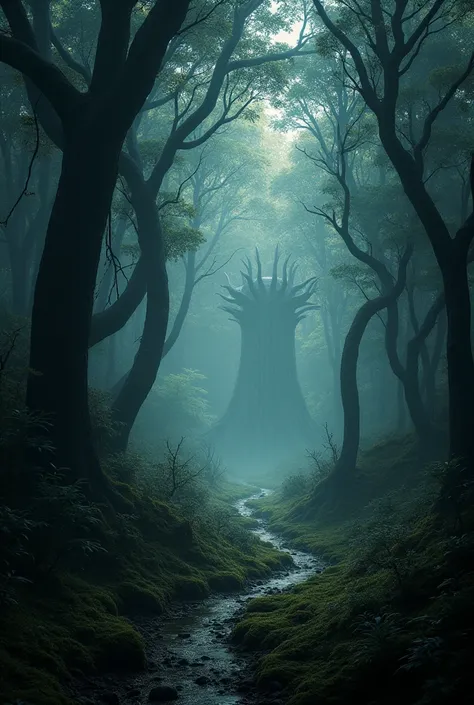 Forest Image**: A dark and mysterious forest that adds suspense to your story. It may show thick trees and narrow paths leading to the “Tree of Hope”.