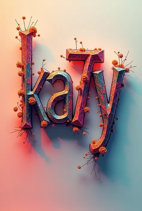 Write the word ka7y in a unique font 