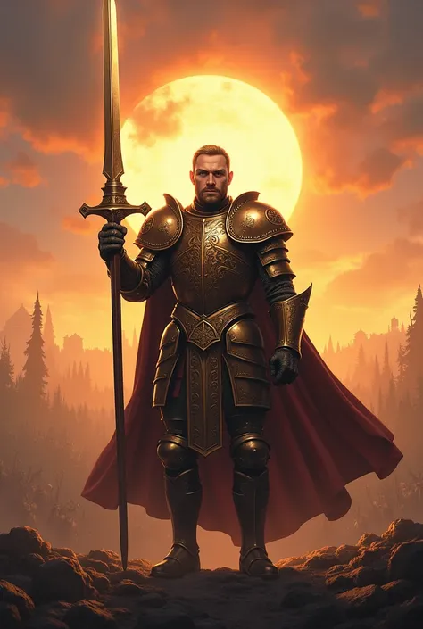 Aasimar, paladin, noble son, duke descendant, military general

