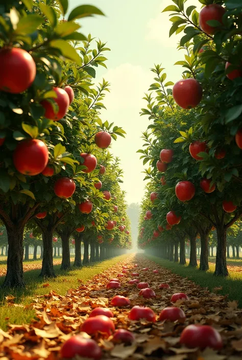 Beutiful apple forests 