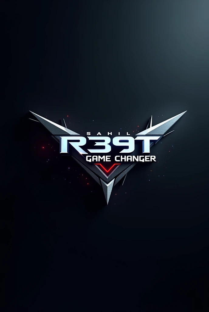 Make A Realistic Gaming Logo Of Name Of The "Sahil R39T Game Changer "