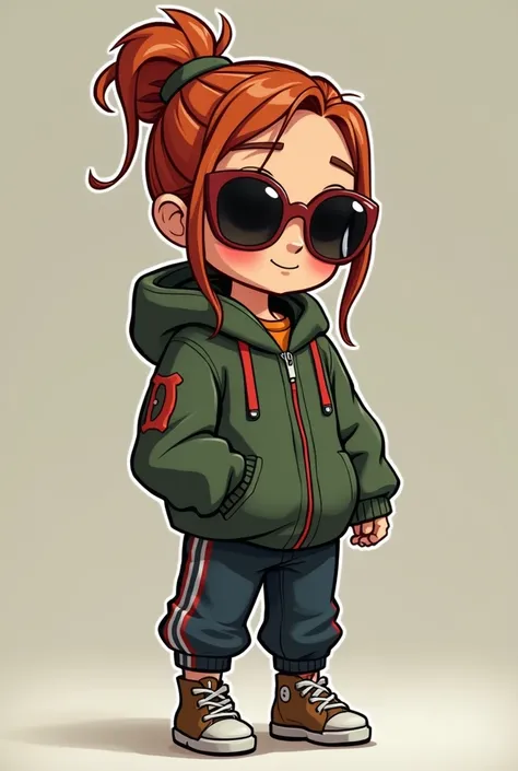 Anya from Spy Family, great style, baggy hip-hop fashion