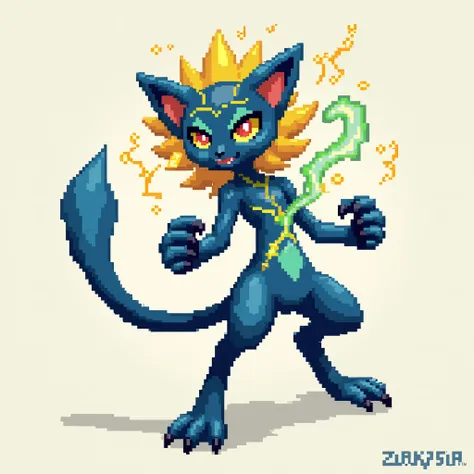 Pokemon Zeraora Pixelated