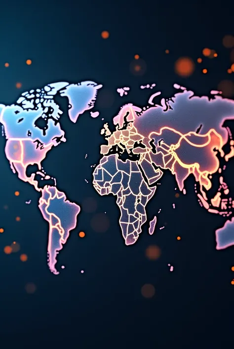 - Image: A world map with interconnected lines representing trade and financial flows.