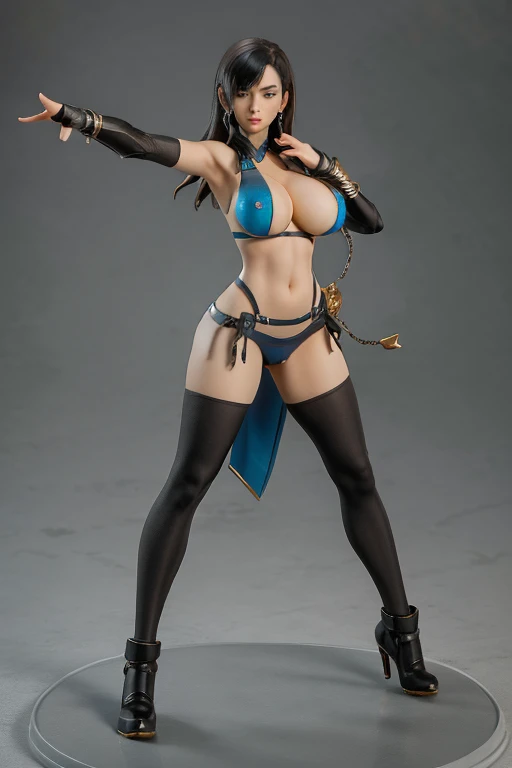 Figure, Kitana, sexy pose, big breasts, bubble but
