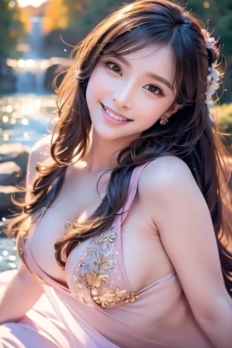 Her face is detailed and beautiful、Adult face、The eyes are detailed and beautiful、The nose is detailed and beautiful.、The ears are detailed and beautiful.、Detailed finger count、Detailed arm count、Detailed number of bars、The mouth is detailed and beautiful....