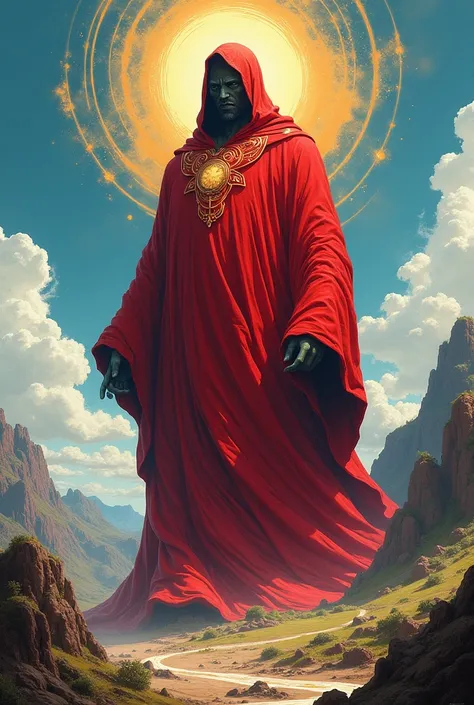 Image of SANTO ANTÃO, The large, red outfit ((infinity))