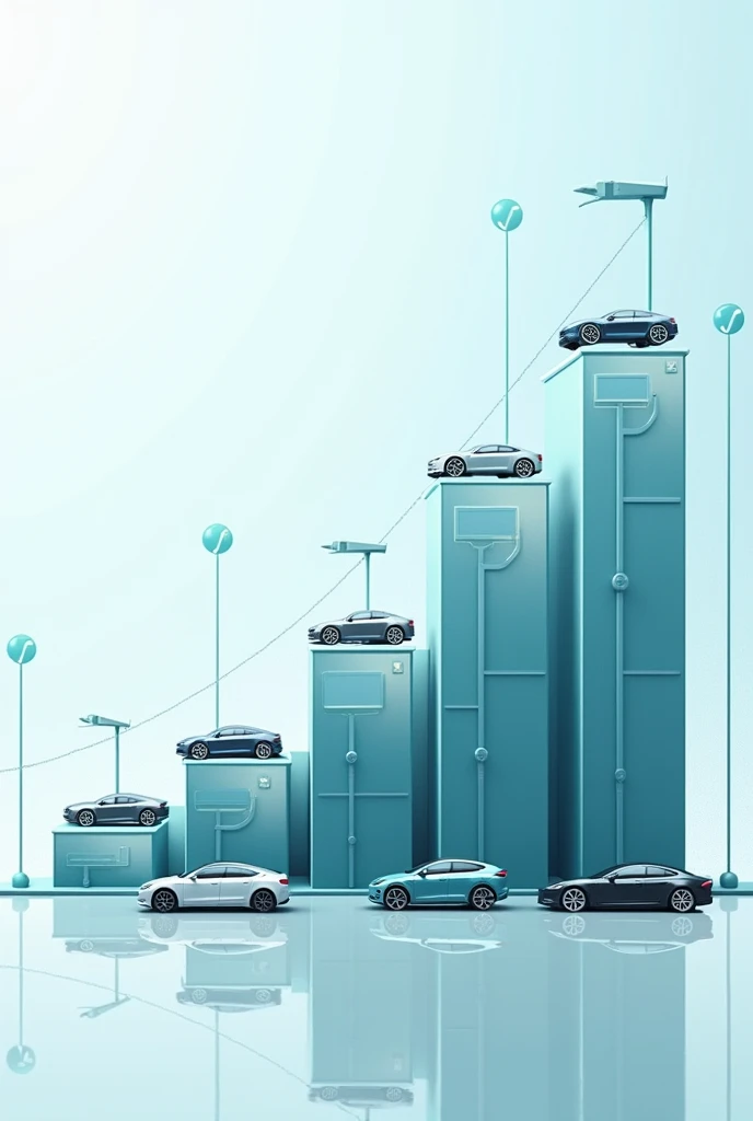  Create a bar graph about electric cars  
