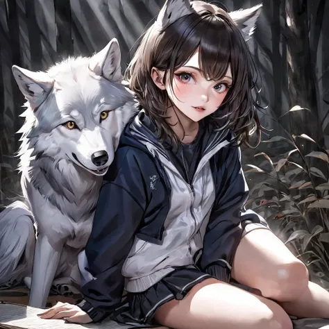 A wolf girl