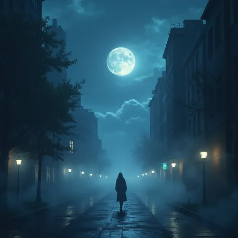 Mysterious Fog, night photography, nocturnal beauty, city lights, starry skies, celestial wonders, moonlit landscapes, urban glow, capturing the essence of darkness, ethereal atmosphere, dramatic shadows, magical ambiance, long exposure techniques, expert ...