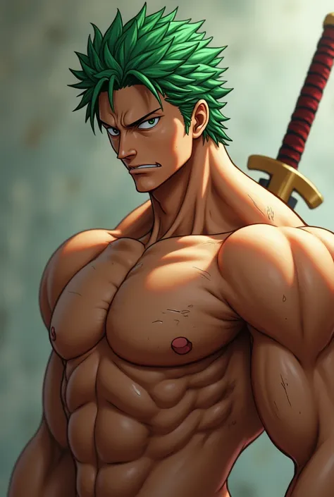 Zoro from one piece naked