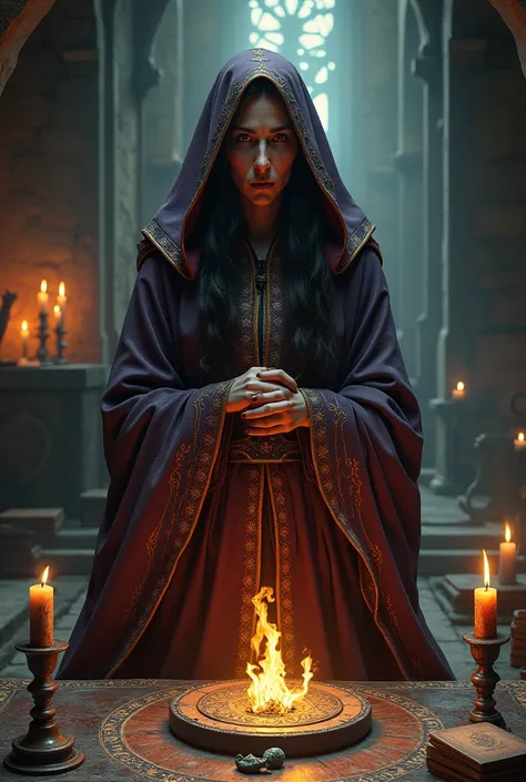 Witch ready for a ritual
