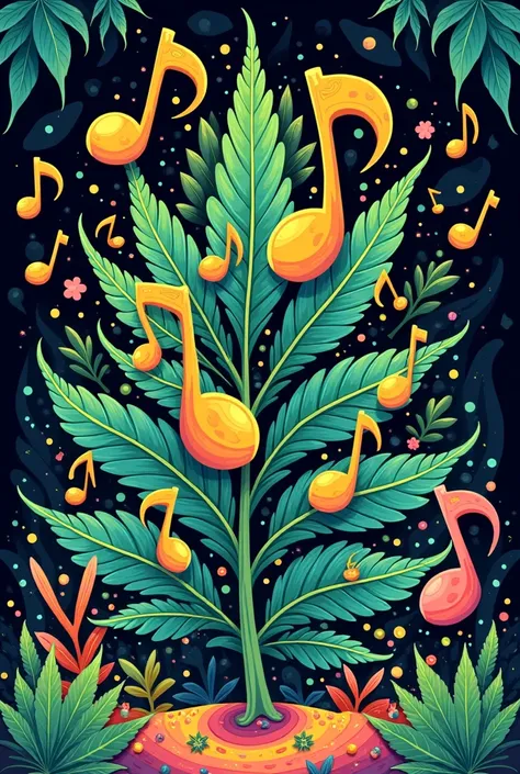 Maurijuana musical notes