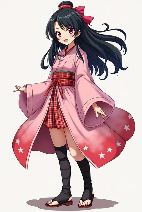 Nezuko Kamado (Before being turned into a Demon by Muzan, Nezuko had black hair [5] gathered into a bun held in place with a pink hair accessory. According to Tanjiro&#39;s words, Nezuko was the most beautiful girl in her village [6]. Her eyes had human fe...