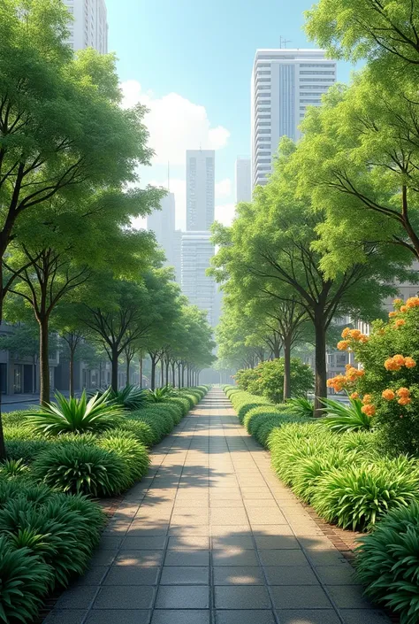 Urban Reforestation Projects: The efficient option would be to plant native trees in the streets and parks., Improving local biodiversity with the aim of generating shade and a feeling of freshness for those passing by.