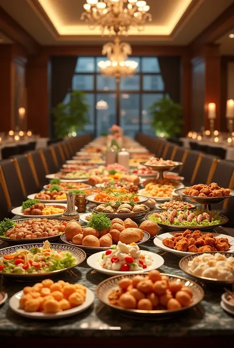 Buffet table 