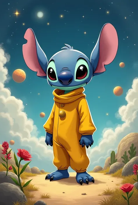 stitch disguised as the little prince